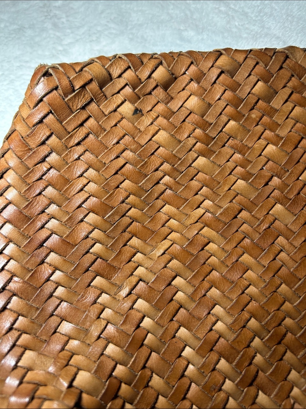 Madewell Woven Leather Crossbody Bag - Brown - Picture 14 of 16